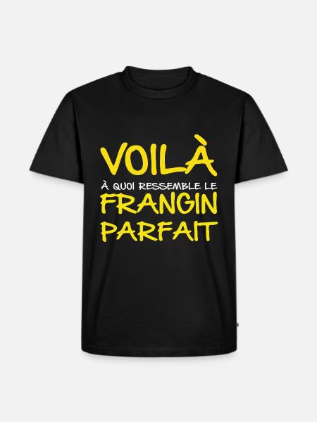 Frangin Parfait - T-shirt Premium bio Homme - noir