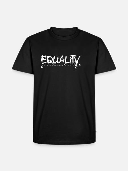 ÉQUALITÉ lettrage - T-shirt Premium bio Homme - noir