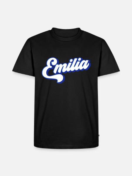 Émilie | Couleurs changeantes - T-shirt Premium bio Homme - noir