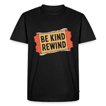 années quatre-vingt-dix - T-shirt Premium bio Homme - noir - Devant - Nico (187cm)