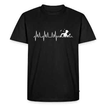 longe-côte marche aquatique cadeau homme femme - T-shirt Premium bio Homme - noir - Devant - Nico (187cm)