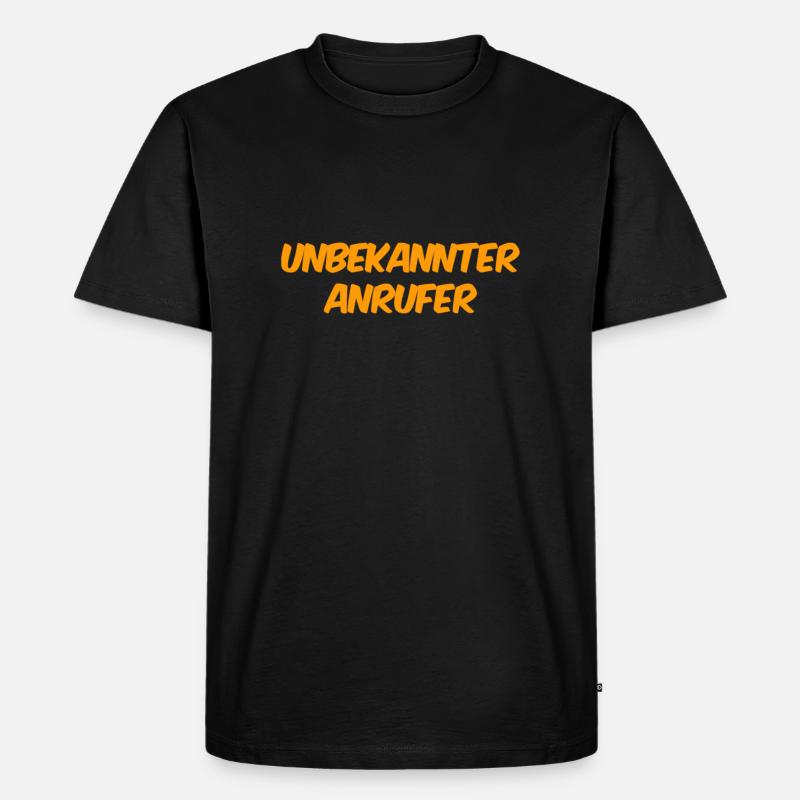 wer das wohl ist? - Männer Premium Bio T-Shirt - Schwarz
