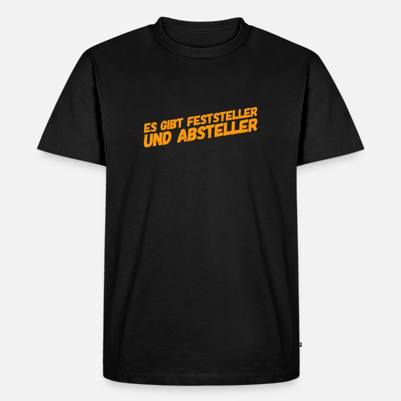 ich bin ein Macher - Männer Premium Bio T-Shirt - Schwarz