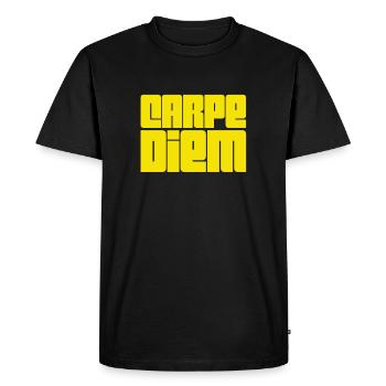 J’adore la journée - T-shirt Premium bio Homme - noir - Devant - Nico (187cm)