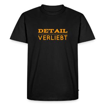 Les détails sont superbes - T-shirt Premium bio Homme - noir - Devant - Nico (187cm)