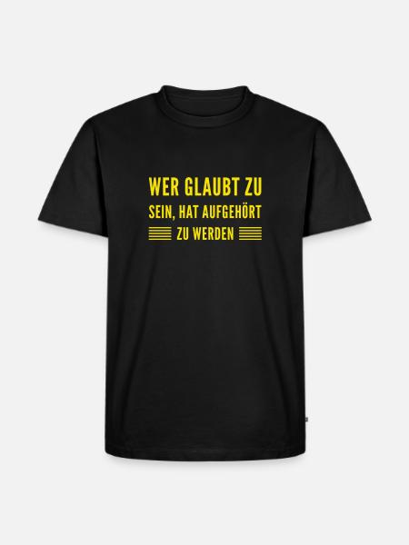 become someone - Men's Premium Organic T-Shirt - black