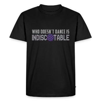 Si vous ne dansez pas, vous êtes hors de contrôle - T-shirt Premium bio Homme - noir - Devant - Nico (187cm)