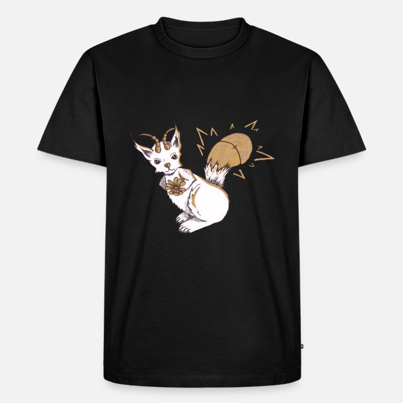 Ecuciole - Männer Premium Bio T-Shirt - Schwarz