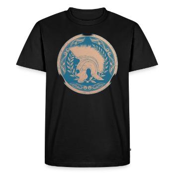 Centurion romain - T-shirt Premium bio Homme - noir - Devant - Nico (187cm)