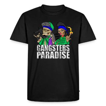 Gangsters Paradise - T-shirt Premium bio Homme - noir - Devant - Nico (187cm)