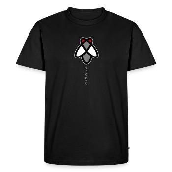 Mosca - Gérone - T-shirt Premium bio Homme - noir - Devant - Nico (187cm)