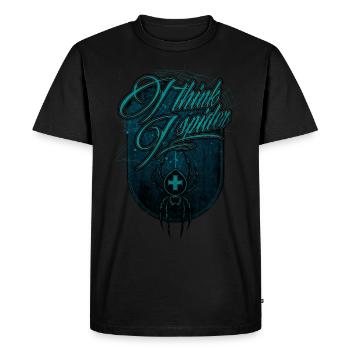 I think I spider - Men's Premium Organic T-Shirt - black - Front - Nico (187cm)