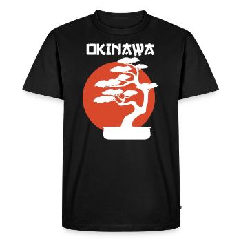 Bonsaï d'Okinawa - T-shirt Premium bio Homme - noir - Devant - Nico (187cm)
