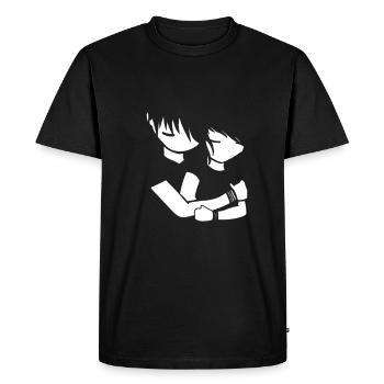 emo - Men's Premium Organic T-Shirt - black - Front - Nico (187cm)