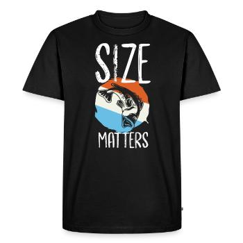 fishing fishing fishing fishing fishermen angler fish - Men's Premium Organic T-Shirt - black - Front - Nico (187cm)