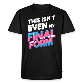 Funny transgender - Men's Premium Organic T-Shirt - black - Front - Nico (187cm)