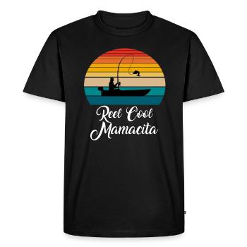 Reel Cool Mamacita Fishing Gifts - Men's Premium Organic T-Shirt - black - Front - Nico (187cm)