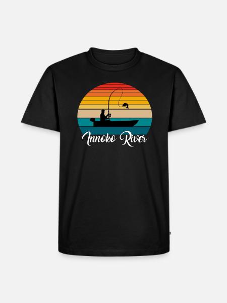 Innoko River Fishing Spot - Men's Premium Organic T-Shirt - black