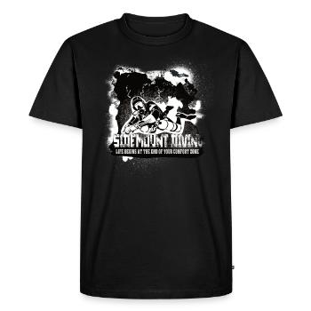 Sidemount Diving Reef End of the Comfort Zone - Men's Premium Organic T-Shirt - black - Front - Nico (187cm)