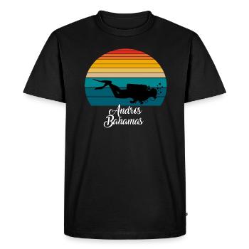 Andros Bahamas Diving - Men's Premium Organic T-Shirt - black - Front - Nico (187cm)