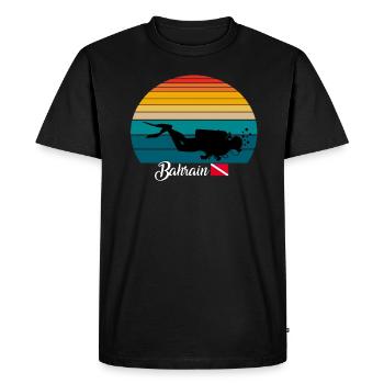 Bahrain Scuba Diving Poison - Men's Premium Organic T-Shirt - black - Front - Nico (187cm)