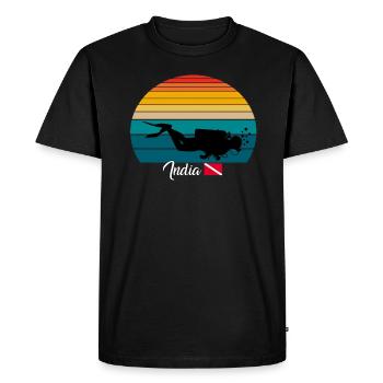 India Scuba Diving Poison - Men's Premium Organic T-Shirt - black - Front - Nico (187cm)