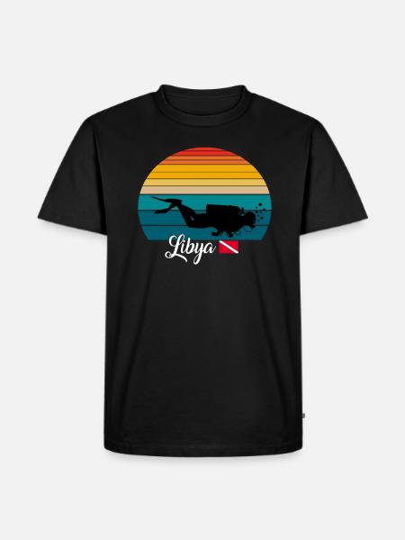 Libya Scuba Diving Poison - Men's Premium Organic T-Shirt - black