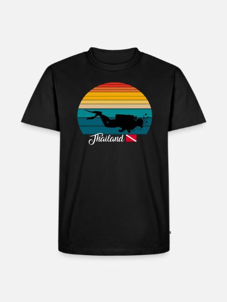 Thailand Scuba Diving Poison - Men's Premium Organic T-Shirt - black