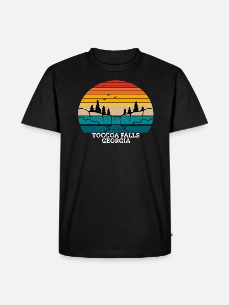 Toccoa Falls Georgia - Men's Premium Organic T-Shirt - black