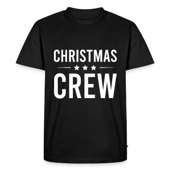 Christmas Crew - Men's Premium Organic T-Shirt - black - Front - Nico (187cm)