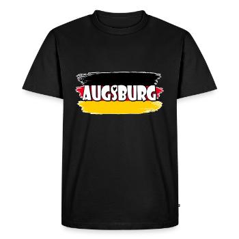 Pavillon : Augsbourg Allemagne - T-shirt Premium bio Homme - noir - Devant - Nico (187cm)
