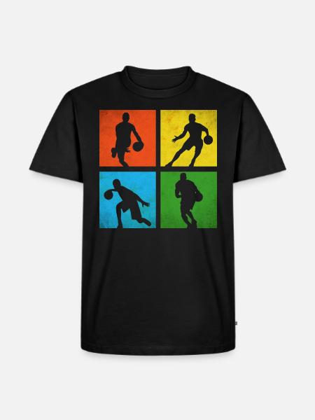 Basketteur - T-shirt Premium bio Homme - noir