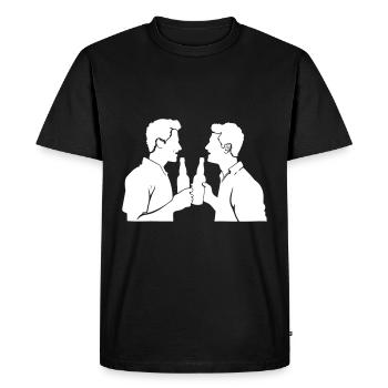 Team Party Group Celebrations Bachelor Party - Men's Premium Organic T-Shirt - black - Front - Nico (187cm)