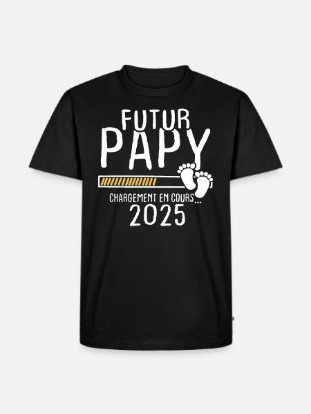 Futur Papy 2025 - T-shirt Premium bio Homme - noir