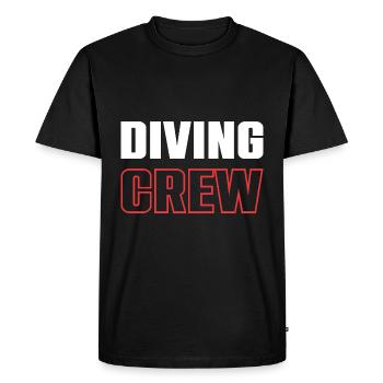 Diving Crew - Men's Premium Organic T-Shirt - black - Front - Nico (187cm)
