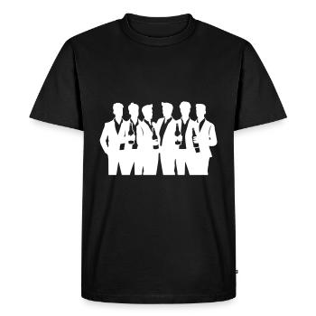 Team Party Group Celebrations Bachelor Party - Men's Premium Organic T-Shirt - black - Front - Nico (187cm)