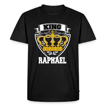 King Raphael - Men's Premium Organic T-Shirt - black - Front - Nico (187cm)