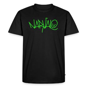 narvalo vert - T-shirt Premium bio Homme - noir - Devant - Nico (187cm)