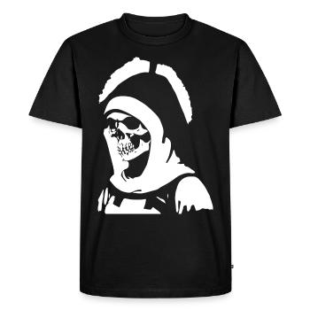 Explorez l’inconnu avec l’intrigante Horror Nun, S - T-shirt Premium bio Homme - noir - Devant - Nico (187cm)