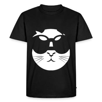 Cochon d’Inde drôle avec des lunettes de soleil Cochons d’Inde - T-shirt Premium bio Homme - noir - Devant - Nico (187cm)