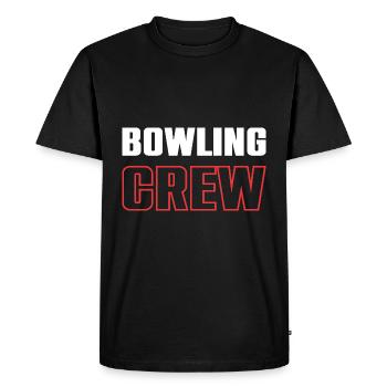 Équipe de bowling - T-shirt Premium bio Homme - noir - Devant - Nico (187cm)