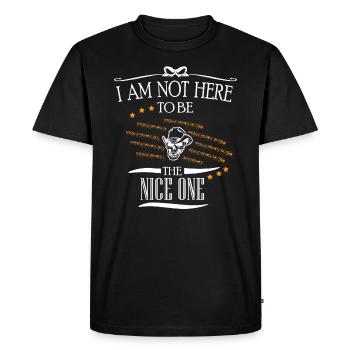 pas gentil méchant méchant méchant agacé malhonnête - T-shirt Premium bio Homme - noir - Devant - Nico (187cm)