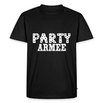 Party Army beau cadeau sympa - T-shirt Premium bio Homme - noir - Devant - Nico (187cm)