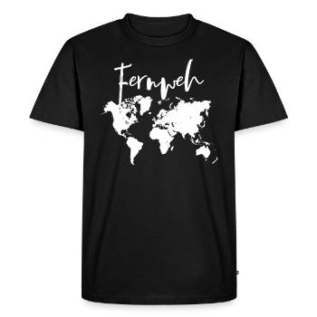 bougeotte - T-shirt Premium bio Homme - noir - Devant - Nico (187cm)