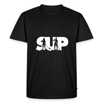 Stand Up Paddling Sup SUP - T-shirt Premium bio Homme - noir - Devant - Nico (187cm)