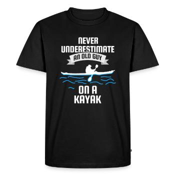 Cadeau de kayakiste de kayakiste - T-shirt Premium bio Homme - noir - Devant - Nico (187cm)