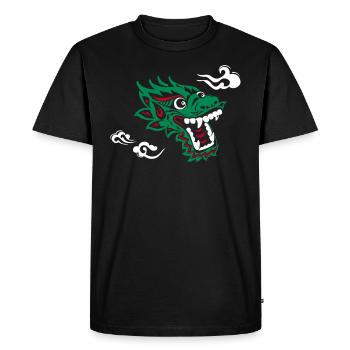 Dragon Japonais - T-shirt Premium bio Homme - noir - Devant - Nico (187cm)
