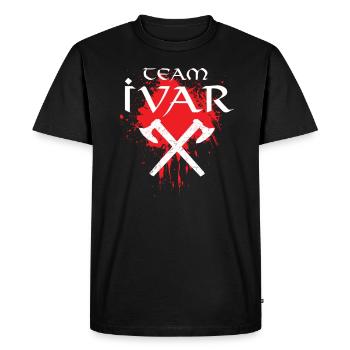 Team Ivar Viking Series Viking Valhalla Ragnar - Men's Premium Organic T-Shirt - black - Front - Nico (187cm)