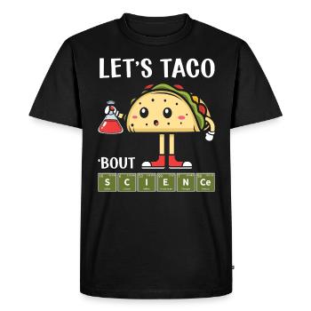T-shirt Smart Mathematics de l’Université des Sciences - T-shirt Premium bio Homme - noir - Devant - Nico (187cm)