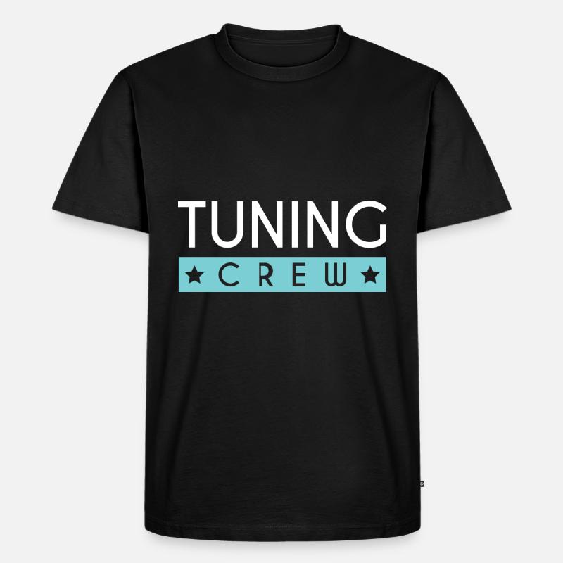 Tuning Crew - Männer Premium Bio T-Shirt - Schwarz